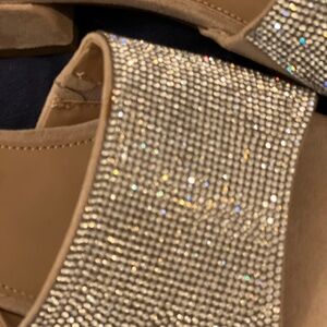 Rhinestone mules